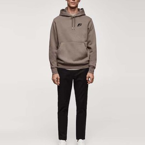 Sweat à capuche zippé tendance pour homme avec strass, coupe oversize scintillante, ornements en strass, vente en gros, fournisseur OEM de streetwear - Product Image 2