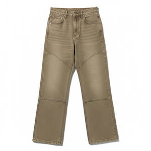 Servicio OEM de pantalones vaqueros holgados para mujer, pantalones de mezclilla de pierna ancha y corte holgado para atuendos casuales y producción en grandes cantidades. - Product Image 3