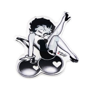 ถาดใส่ขนตาปลอมลายโลโก้แบบกำหนดเองรุ่นล่าสุด ตุ๊กตาเบตตี้บูป ที่วางขนตาปลอม อุปกรณ์เสริมความงาม ถาดแก้วสำหรับต่อขนตา - Product Image 6