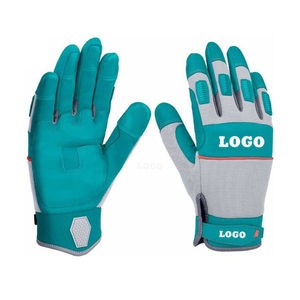 Nouveauté en promotion : Gants mi-doigts en néoprène au crochet, en cuir Nappa de mouton non doublé, pour automne-hiver, sports, conduite, gym, cyclisme, activités de plein air - Product Image 1