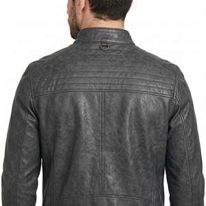 Veste en cuir véritable pour homme de haute qualité, conception OEM, vêtement d'hiver 2026, veste en cuir pour homme en vente en ligne, fabricant - Product Image 6