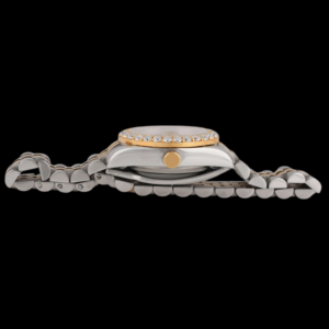 Reloj de diamante de laboratorio redondo personalizado impresionante y completo, dial de fecha clásico y características de número árabe, reloj de diamantes para regalo de hombre - Product Image 4