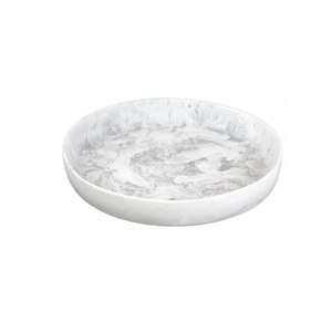 Assiette en résine artisanale indienne, design moderne et solide, écologique, personnalisable, vaisselle polie, ADDRESS CRAFT pour restaurant - Product Image 1