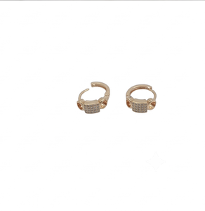 DIVYORO CRYSTAL HOOPS - Product Image 4