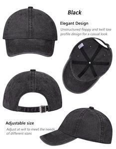 Gorra de Béisbol Minimalista Lisa, Ajustable, para Uso Diario, Deportiva e Informal, para Hombres, Mujeres y Adolescentes, para las Cuatro Estaciones - Product Image 3