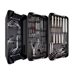 Orthopedic Spinal Lumbar Surgery Stainless Steel Manual Instrument <b>Set</b> Sterilization <b>Case</b> High Quality 1 Year Instruments - Product Image 2