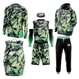Custom Sublimated Men's Basketball Jersey Kit UV Protection Solid Breathable Custom Team Name Uniform Unisex Printed Set Plus - Product Image 3