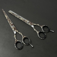 Ciseaux professionnels pour laisser des mèches de cheveux à la vue, IZARSA, 32 dents, acier inoxydable, lame tranchante, sécurité, manche long, pour droitiers, usage en salon