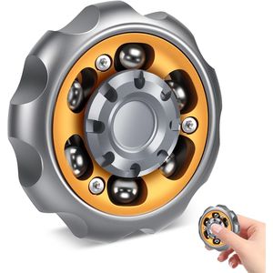 Fidget Spinner in Metallo di Precisione, Giocattolo Antistress e Antiansia, Strumento per Alleviare l'Ansia - Product Image 1