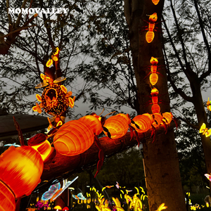 Statua Illuminata Gigante IP65 a Forma di Farfalla, Libellula, Ape, Formica per Decorazione Esterna di Parchi, Giardini, Halloween e Festività - Product Image 3