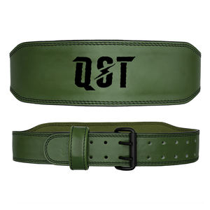 เข็มขัดยกน้ำหนักหนังวัวแท้ปรับได้ กันลื่น ป้องกันขั้นสูง สำหรับออกกำลังกายและฝึกยกน้ำหนัก - Product Image 1