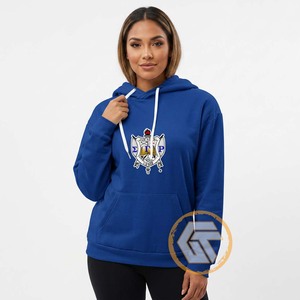 Sudadera con Capucha Personalizada de Sigma Gamma Rho para Invierno y Otoño, con Logotipo Bordado en la Parte Delantera, de Algodón y Felpa, de Alta Calidad para Mujer - Product Image 4