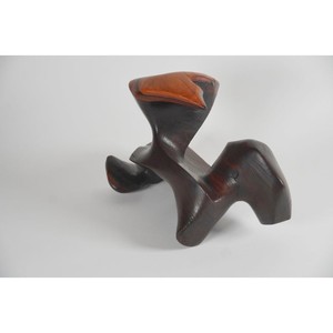 Handcrafted Rosewood <b>Rectangle</b> Abstract Sculptural <b>Side</b> <b>Table</b> with Tabletop Installation | Moradabad Wholesale - Product Image 3