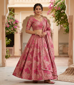Tissu Crêpe Numérique Premium à Impression Placée, Vente en Gros, Tissu Doux en Soie Imprimée pour Robes, Textiles de Confection pour Sarees - Product Image 6