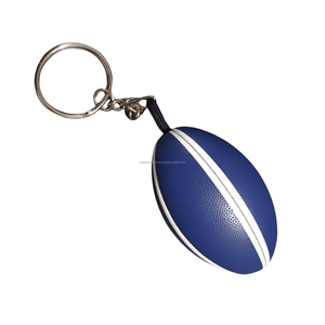 Porte-clés de rugby en métal, alliage de zinc de qualité supérieure, porte-clés en forme de ballon, logo gravé personnalisé, fournisseur pour les clubs sportifs et les promotions d'événements - Product Image 6