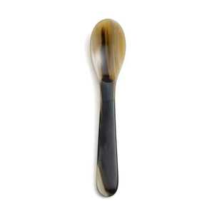 Cuchara Redonda Hecha a Mano con Cuerno de Búfalo Ecológico, Pulida, Duradera, Artesanía Natural, Decoración del Hogar, Regalo de Boda - Product Image 1