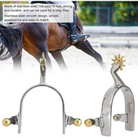 Fabricant professionnel d'éperons de course pour chevaux en acier inoxydable, éperons espagnols personnalisés, durables, antidérapants, pour cavalier, équestres