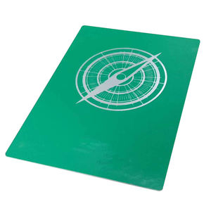 Tarjeta Rectangular de Aluminio Metálico de Doble Cara Personalizada con Grosor de 0.5mm, Impresión de Serigrafía, Diseño y Letras Personalizados - Product Image 1