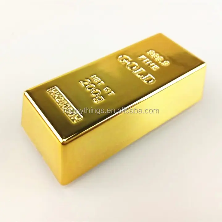 Magnet Kulkas Batangan Emas Lapis Emas MOQ Murah untuk Dekorasi Rumah dan Hadiah Promosi