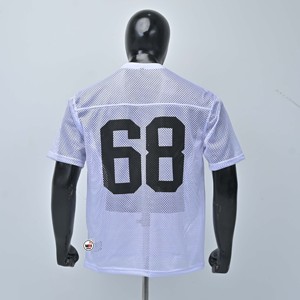 T-shirt en maille de haute qualité OEM Berkeley White Bears pour homme, manches courtes, col rond, respirant, coupe régulière, séchage rapide, logo personnalisé - Product Image 4