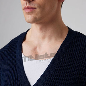 Stylish Button Front <b>Men</b> <b>Cardigans</b> With Soft Cotton Blend Fabric For Modern Everyday Wear <b>Men</b> <b>Cardigans</b> - Product Image 5