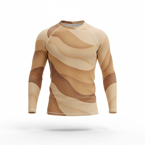 เสื้อรัดรูปแขนยาวแบบยูนิเซ็กซ์สำหรับฝึกซ้อมกีฬา BJJ MMA ยิวยิตสู กราปลิง โนกิ แห้งเร็ว สวมใส่สบาย - Product Image 1