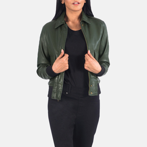 Women's <b>Long</b> Quilted Breathable Embroidery PU <b>Leather</b> Faux <b>Jacket</b> Comfortable Cozy Design Diamond <b>Leather</b> <b>Jackets</b> - Product Image 5