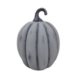 Citrouille décorative de jardin en verre de qualité supérieure, en gros, gris antique, moderne, écologique, Noël, personnalisée, faite à la main - Product Image 1