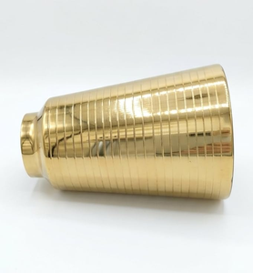 Jarrón de Hierro Tradicional Hecho a Mano, Duradero, con Recubrimiento Dorado, Irrompible, para Decoración del Hogar y Bodas - Product Image 4