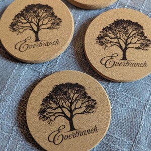 Posavasos Ecológicos de Bambú - Grabado Láser con Marca Corporativa - Venta al por Mayor - Product Image 2