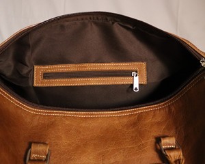 High Quality Durable Custom Waterproof Foldable Portable 100% Genuine Leather Customized Color Luxury Sport Unisex <b>Duffle</b> <b>Bag</b> - Product Image 5