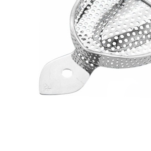 Bandeja de Impresión Perforada para Mandíbula Superior XL, Instrumento Quirúrgico Dental de Acero Inoxidable para Impresiones Dentales Precisas - Product Image 6