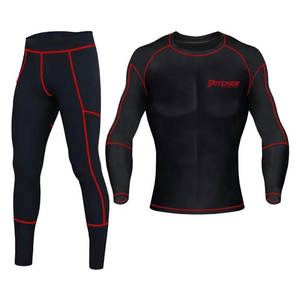 Conjunto de Rashguard de Diseño Avanzado y Alto Rendimiento para Hombre, Ropa Deportiva para Entrenamiento Atlético - Product Image 1