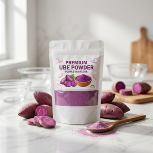 Ube Root <b>Flour</b> Premium Natural Purple Yam Powder Freeze Dried Food Grade in Plastic <b>Container</b> for Bakery and Pastry 1kg - Product Image 1