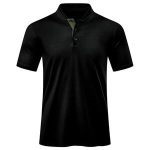 Polo de Golf Personalizado con Logotipo, 100% Poliéster, Secado Rápido, Ligero, Transpirable, Manga Corta, Sin Cuello, Ropa Deportiva Informal para Hombre - Product Image 1