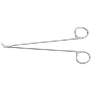 Tijeras Vasculares Smith de Alta Calidad, Anguladas, 19 cm, Acero Inoxidable, Instrumento Quirúrgico, Certificación ISO13485, Manual para Uso General - Product Image 3