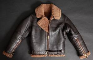 Chaqueta de Piel de Oveja de Diseño para Hombre, Prenda Exterior de Lujo, Chaqueta de Piel de Oveja Estilo Shearling, Cálida y Resistente - Product Image 5