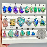 Opale Sterling, Opale Monarch, Opale Synthétique, Opale de Feu, Opale Cabochon, Pierre Précieuse Opale, Opale Multi-Feu, Pierre Opale Éclatante, Opale Cabochon Éclatante