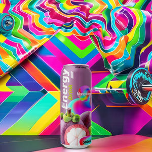 Bebida Energética de Ginseng y Taurina de Marca Privada, Sin Azúcar, Baja en Carbohidratos, Estimulante del Rendimiento, Lata de Aluminio de 250 ml, Ginseng Natural - Product Image 6