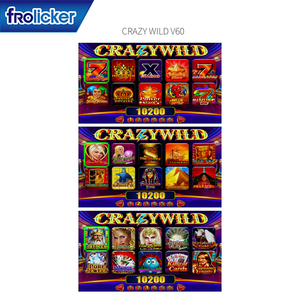 CRAZY WILD V60 Single Screen Arcade Game PCB Board English Version for Coin Operated <b>Amusement</b> <b>Machine</b> - Product Image 1