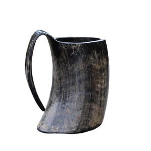 แก้วดื่มฮอร์นดีไซน์ใหม่ทำมือจากโรงงานอินเดีย - Product Image 1