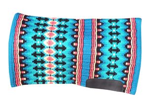 Couverture de selle western haut de gamme pour l'équitation, tissée à la main en laine, pour la randonnée, le ranch et les spectacles équestres. - Product Image 3
