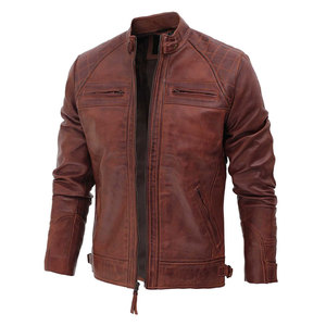 Men Leather <b>Jacket</b> <b>Travel</b> Wear Men Leather <b>Jacket</b> Minimal Style Men Leather <b>Jacket</b> Clean Look Fashion - Product Image 1