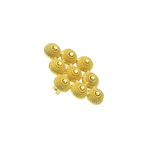 Collares de oro de 14K, 18K, 24K al por mayor, estilo red de oro con detalles florales, monedas y cuentas colgantes, joyería de moda - Product Image 5
