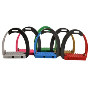 Estribos de Seguridad de Liberación Rápida para Equipo de Equitación, Par de Estribos de Aluminio para Silla de Montar - Product Image 2