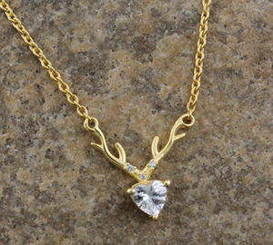 Collier de luxe en argent sterling 925 plaqué platine, zircone cubique vintage, qualité AAA, solitaire unisexe, bijoux d'anniversaire - Product Image 1