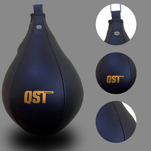 PU Leather Boxing Speed Bag MMA Muay Thai Training <b>Punching</b> Dodge Workout Speedball Kicking Striking Boxing Speed <b>Ball</b> - Product Image 3