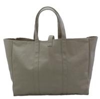 Grand sac fourre-tout robuste 16 18 20 Oz épais coton tissu fermeture à pression poche extérieure motif personnalisé sacs en toile unie Logo