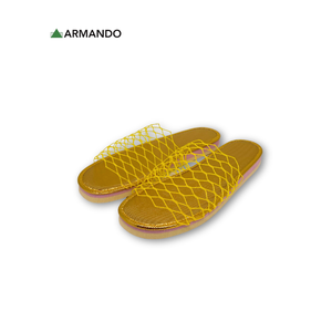 Pantuflas de malla tradicionales en stock, con etiqueta privada, logotipo personalizado, ligeras, para interiores, proveedor mayorista - Product Image 3