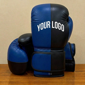 Custom <b>Black</b> and Silver PU Leather Boxing Gloves Adult Size Hook and Loop Training Sparring Gloves Waterproof Hand Grips - Product Image 4